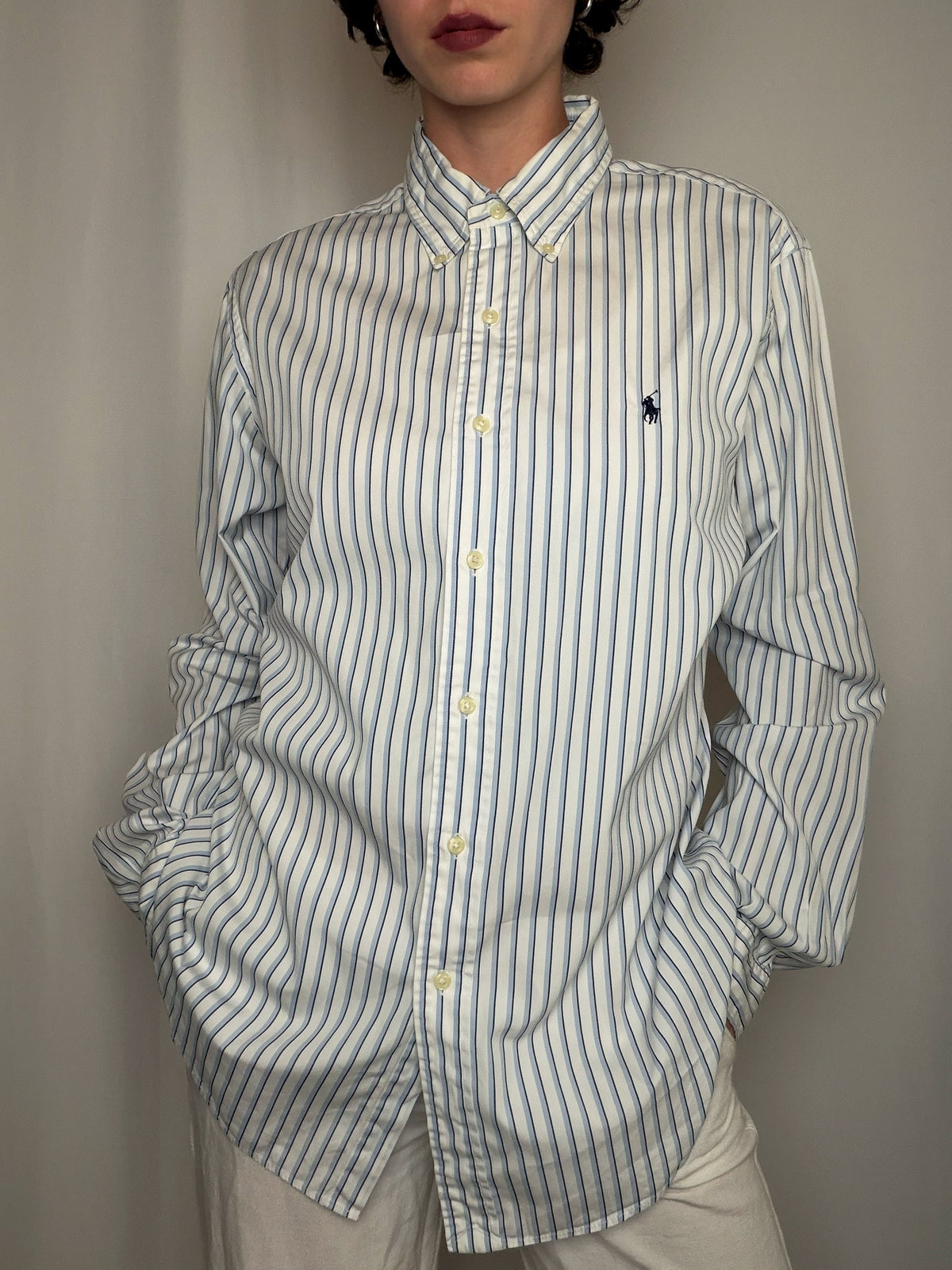 Chemise rayée Ralph Lauren L vintage