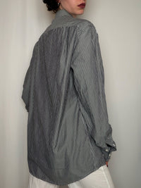 Chemise rayée grise Lotto XXL vintage