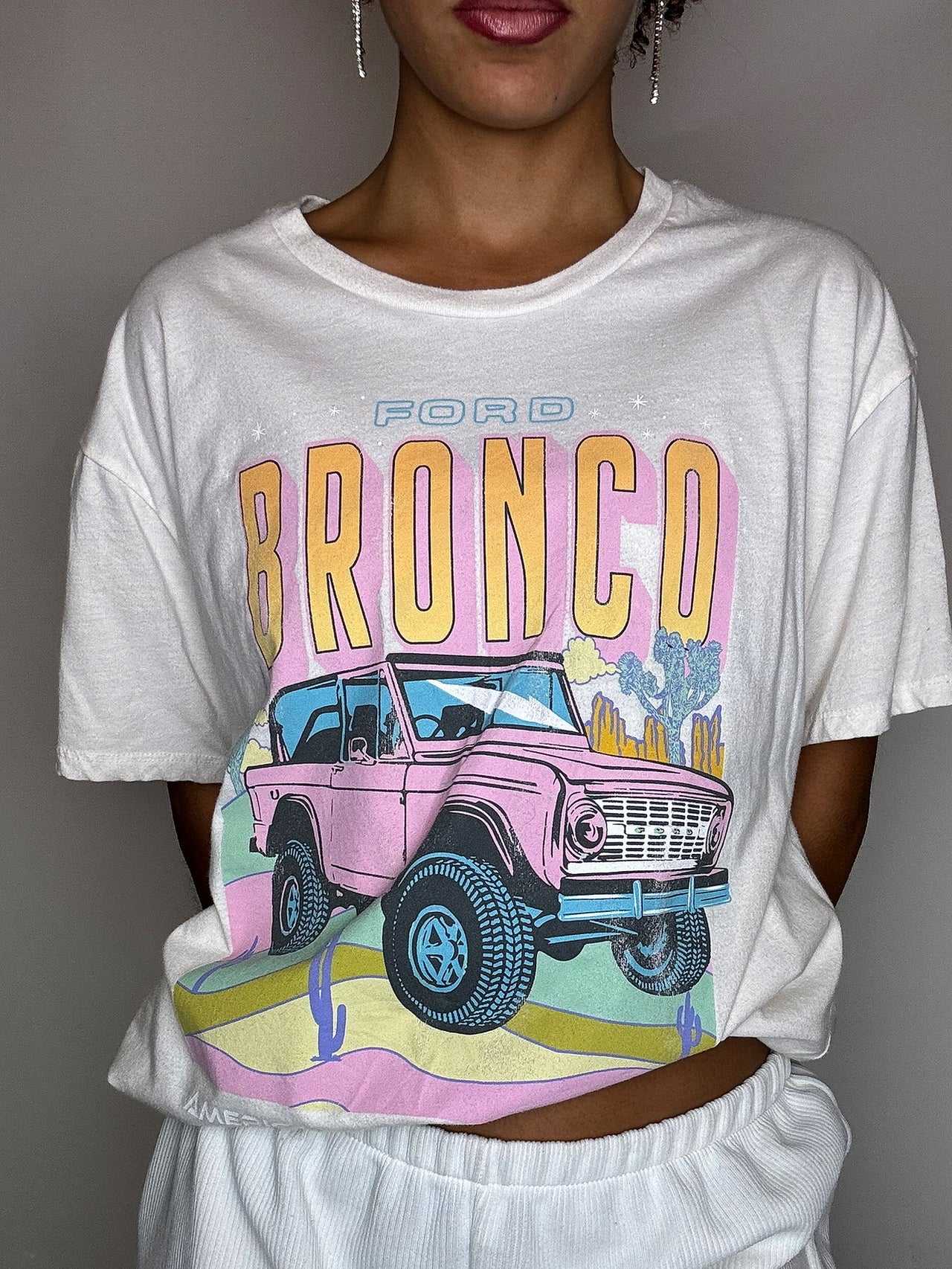 Tee shirt FORD blanc XXL vintage