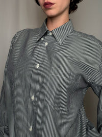 Chemise rayée grise Lotto XXL vintage