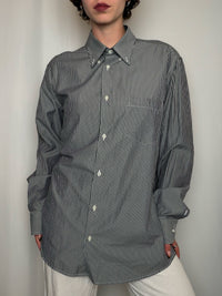 Chemise rayée grise Lotto XXL vintage