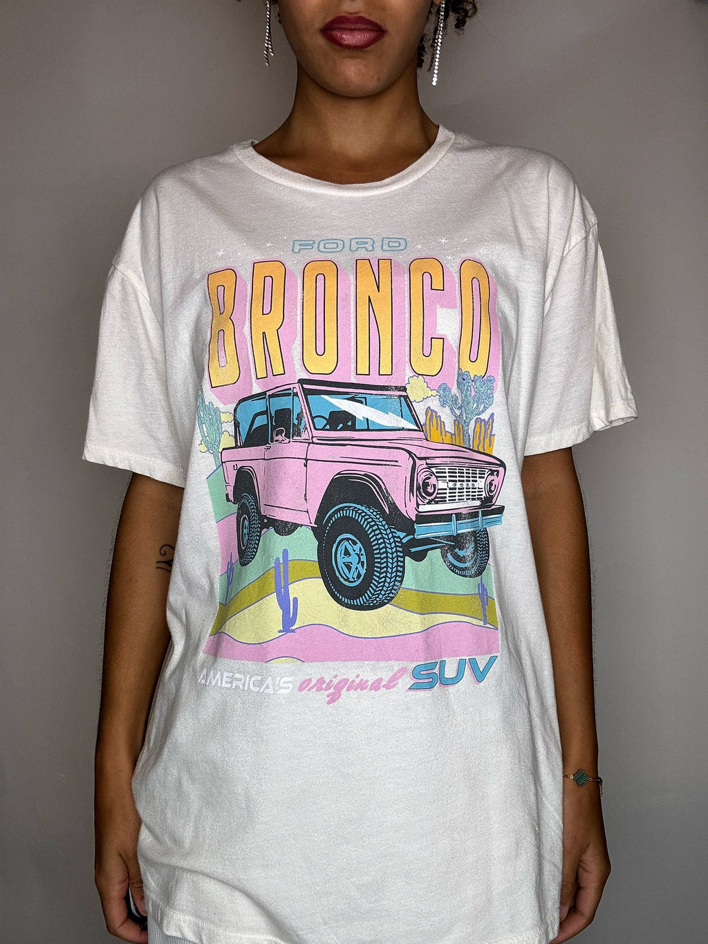 Tee shirt FORD blanc XXL vintage