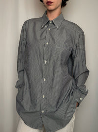 Chemise rayée grise Lotto XXL vintage
