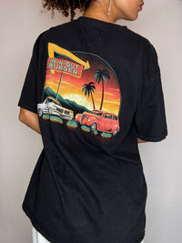 Tee shirt IN AND OUT NOIR L vintage