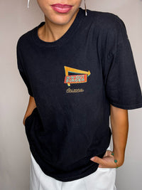 Tee shirt IN AND OUT NOIR L vintage