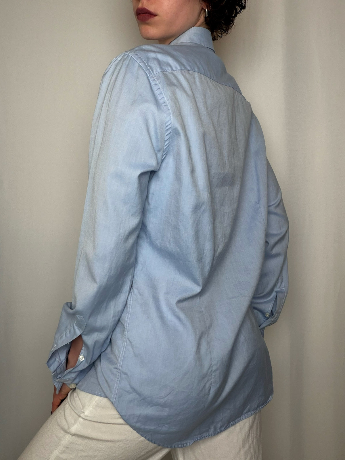 Chemise bleue Fred Perry M vintage