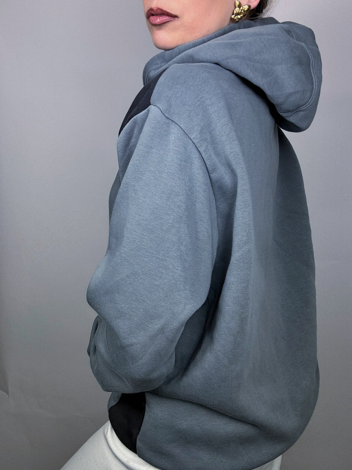 NIKE L Vintage Dunkelgrauer Hoodie