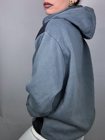 NIKE L Vintage Dunkelgrauer Hoodie