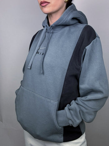NIKE L Vintage Dunkelgrauer Hoodie