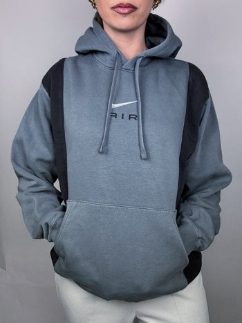 NIKE L Vintage Dunkelgrauer Hoodie