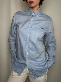 Chemise bleue Fred Perry M vintage