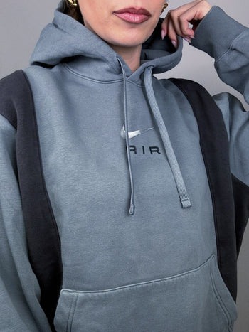 NIKE L Vintage Dunkelgrauer Hoodie