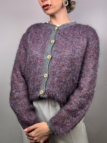 Cardigan en mohair  vintage