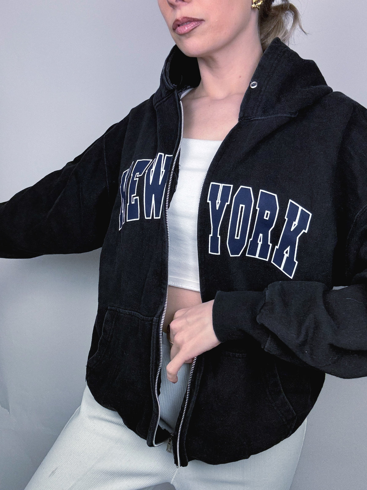 Nike gray vintage American sweatshirt