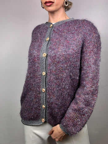 Cardigan en mohair  vintage