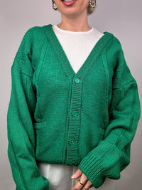 Vintage pocket knit cardigan