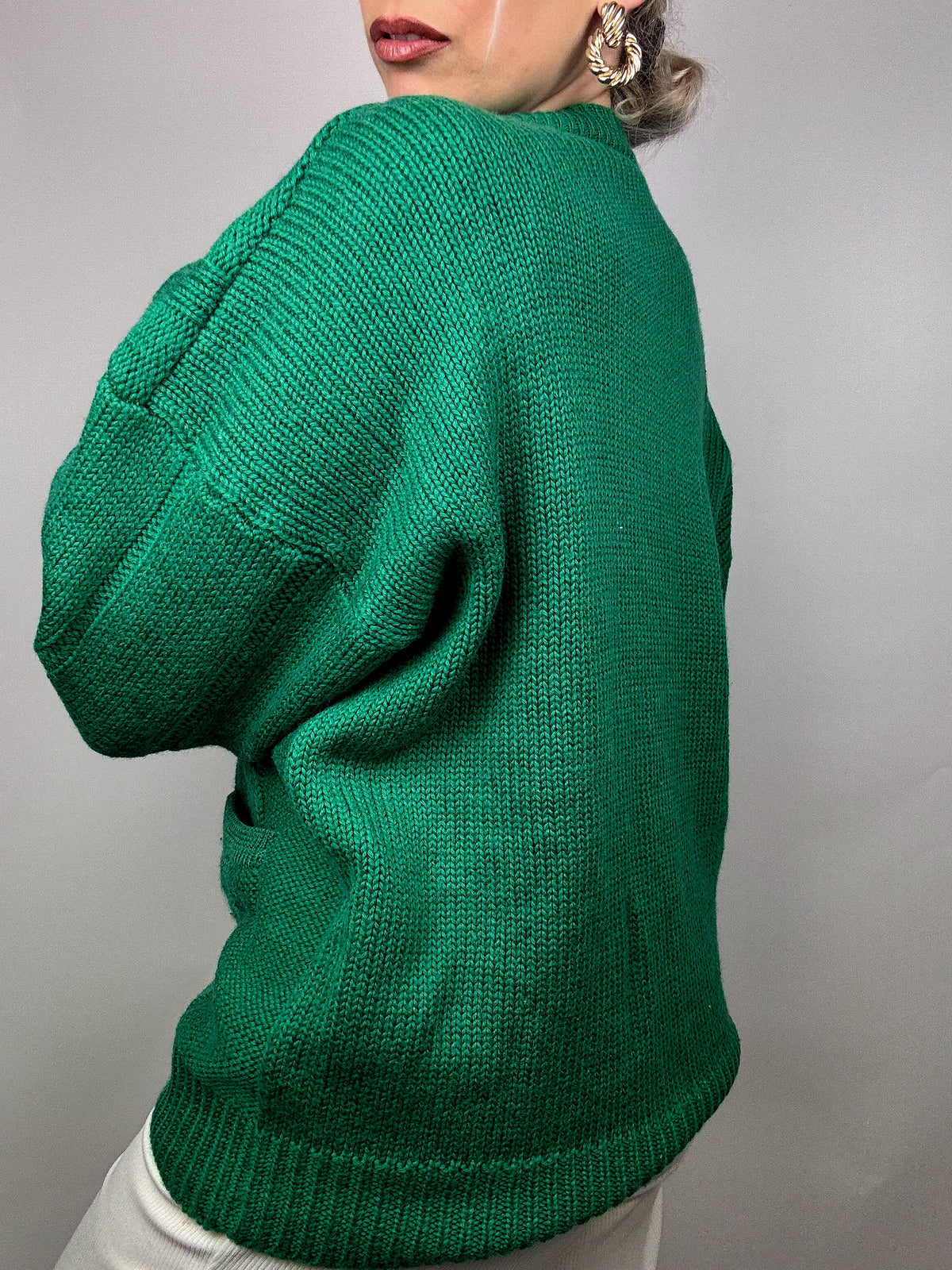 Vintage pocket knit cardigan