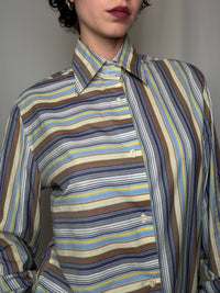 Chemise rayée L vintage