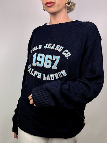 Pull en maille RALPH LAUREN vintage