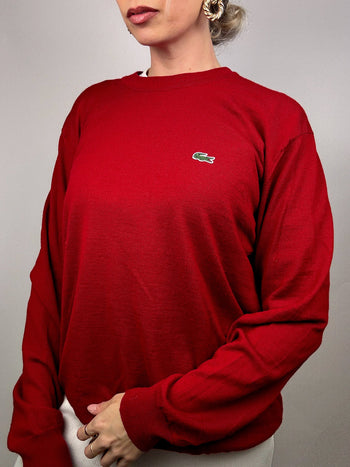 Pull en maille LACOSTE vintage