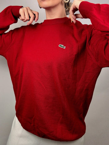 Pull en maille LACOSTE vintage