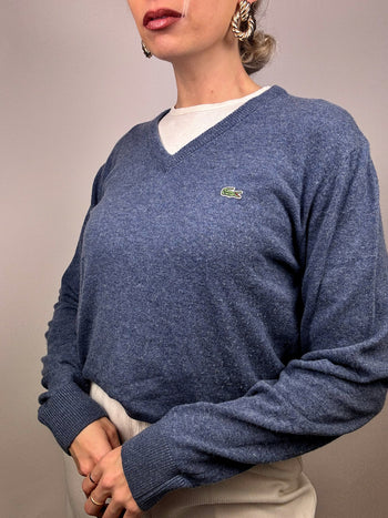 Pull en laine LACOSTE vintage