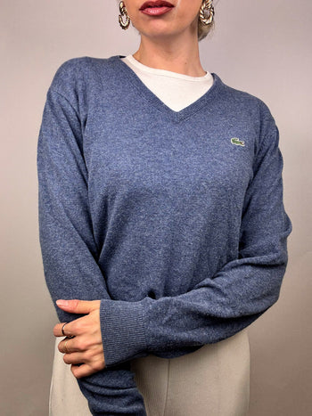 Pull en laine LACOSTE vintage