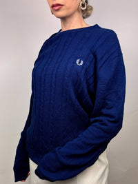Vintage FRED PERRY woven knit sweater