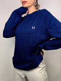 Vintage FRED PERRY woven knit sweater