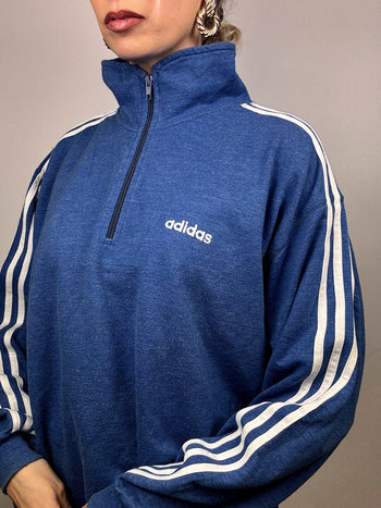 Sweat ADIDAS à zip vintage