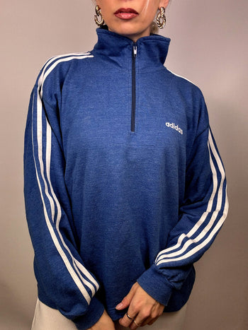 Sweat ADIDAS à zip vintage