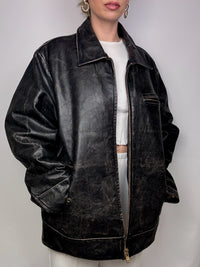 Vintage GAP Straight Leather Jacket