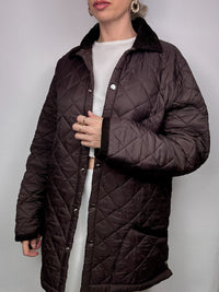 Vintage Brown Quilted Jacket