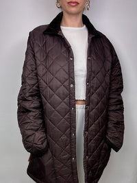 Vintage Brown Quilted Jacket