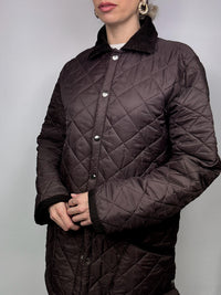 Vintage Brown Quilted Jacket