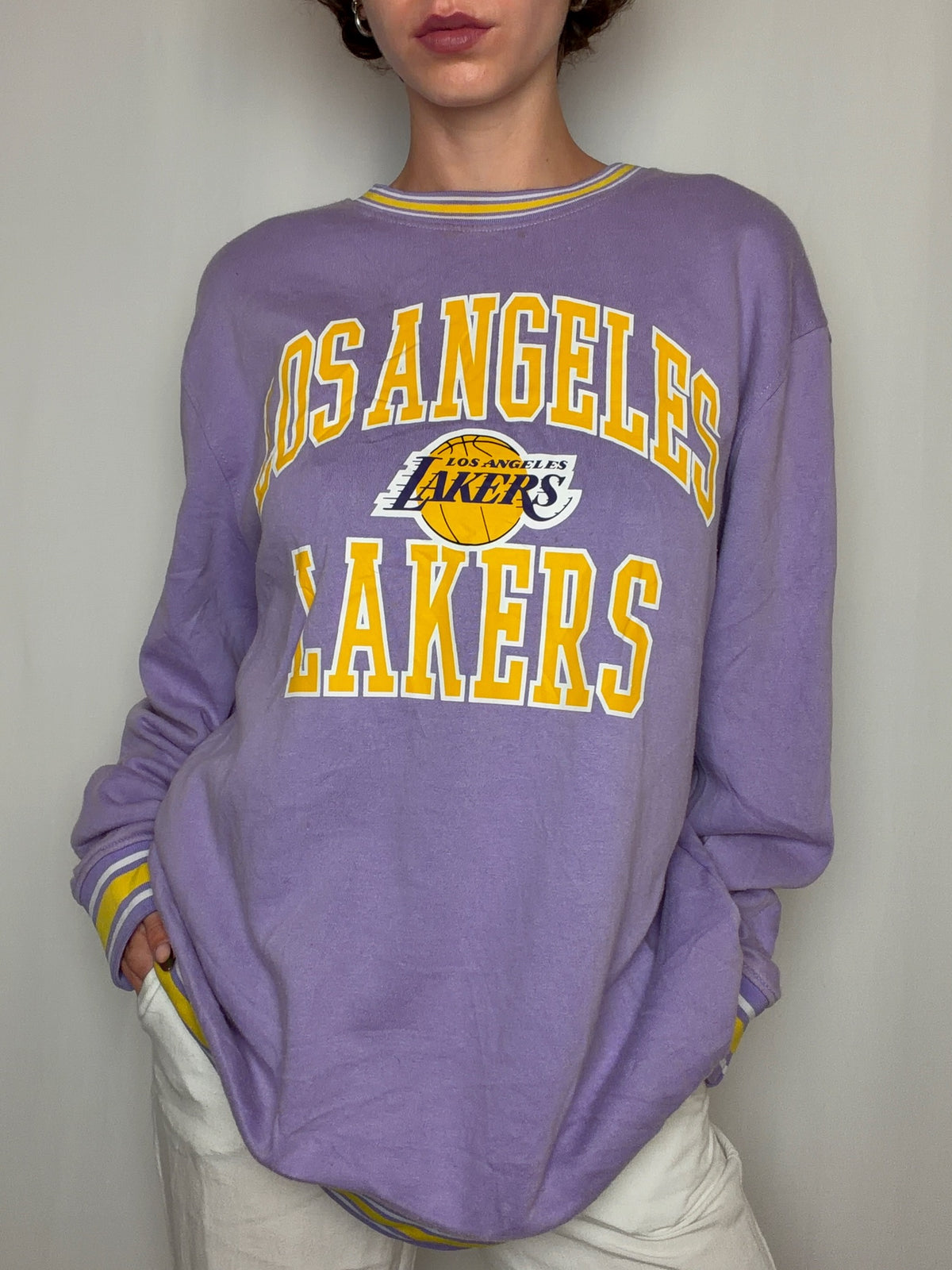 Sweat Lila Lakers x Nba XL vintage