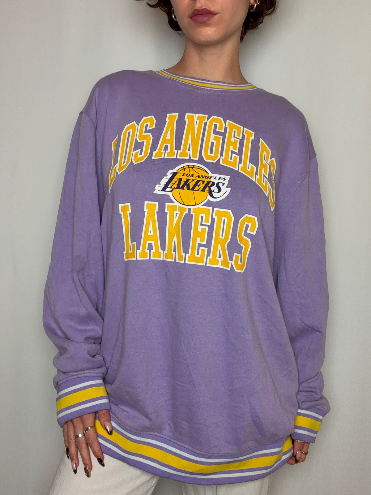 Sweat Lila Lakers x Nba XL vintage