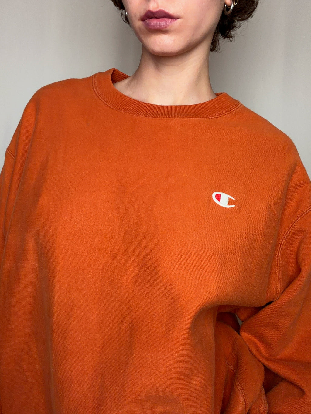 Sweat terracota Champion XL vintage