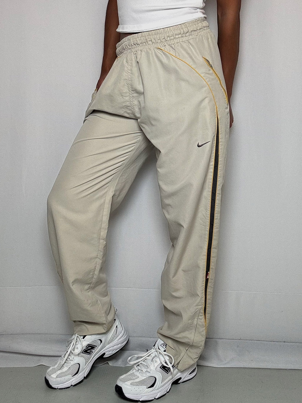 Pantalon beige Nike M vintage