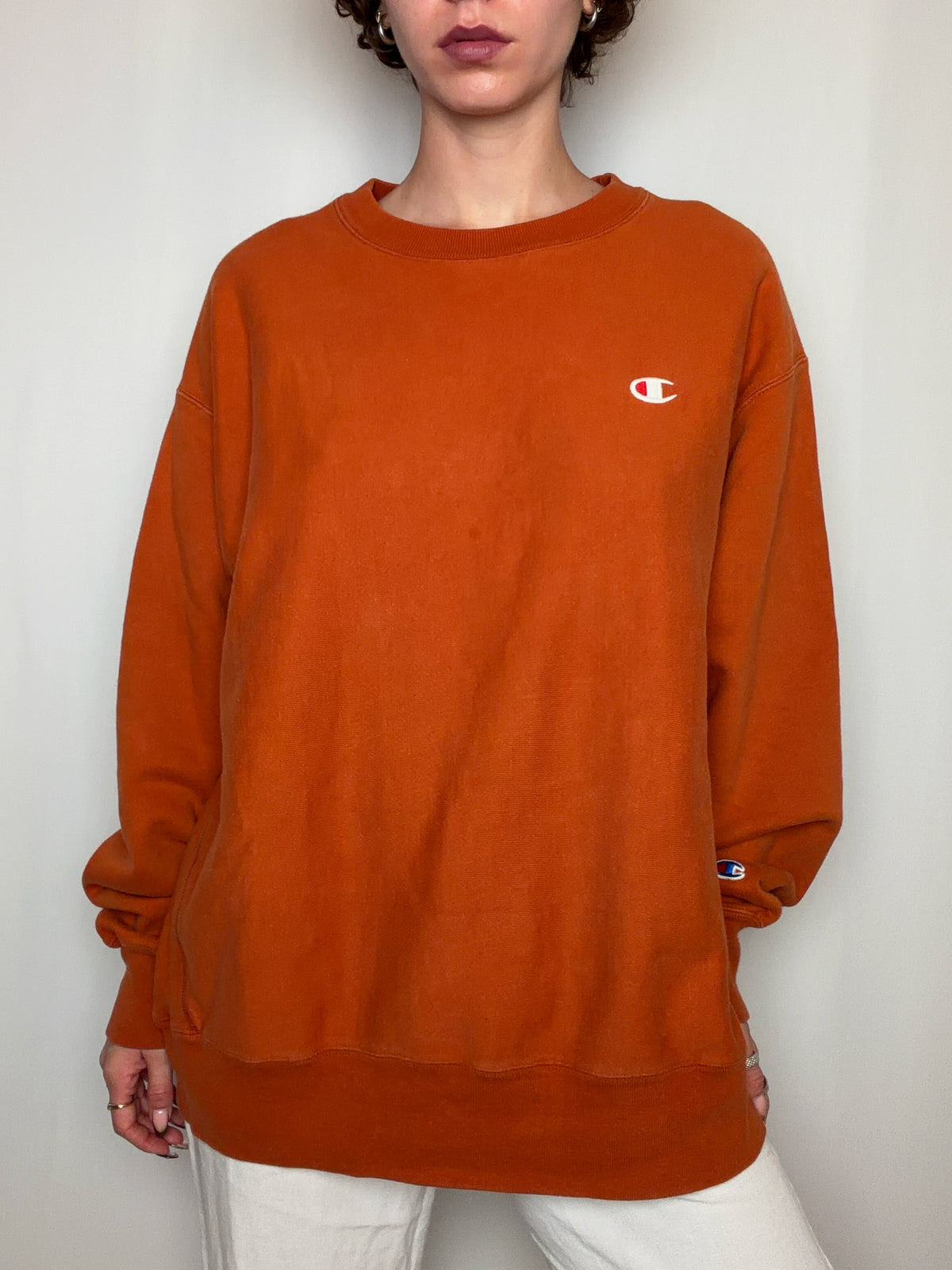 Sweat terracota Champion XL vintage