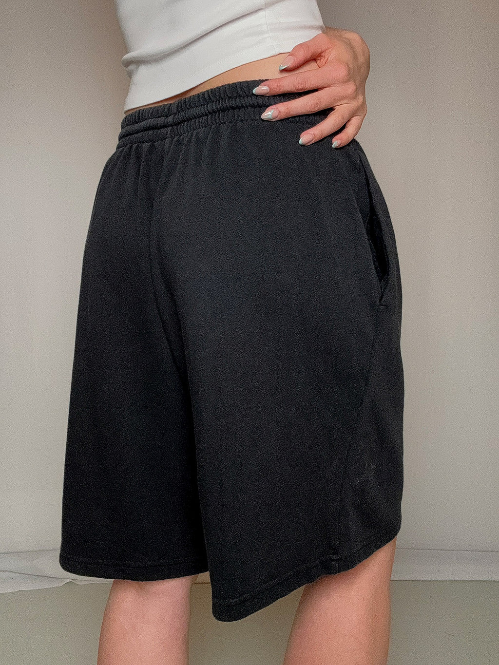 Short de sport noir adidas XL vintage