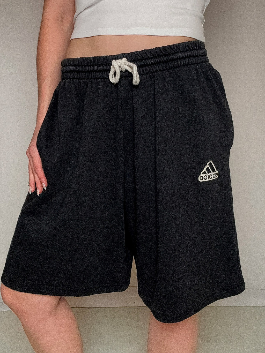 Short de sport noir adidas XL vintage