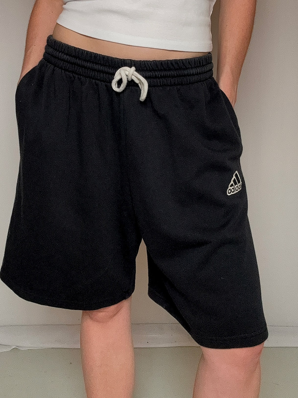 Short de sport noir adidas XL vintage