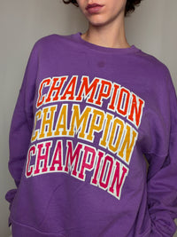 Sweat violet Champion XL vintage