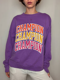 Sweat violet Champion XL vintage