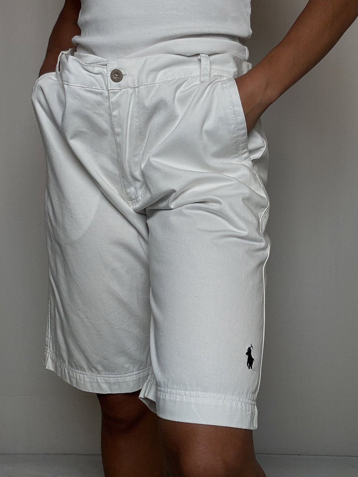 Bermuda blanc Ralph Lauren L vintage