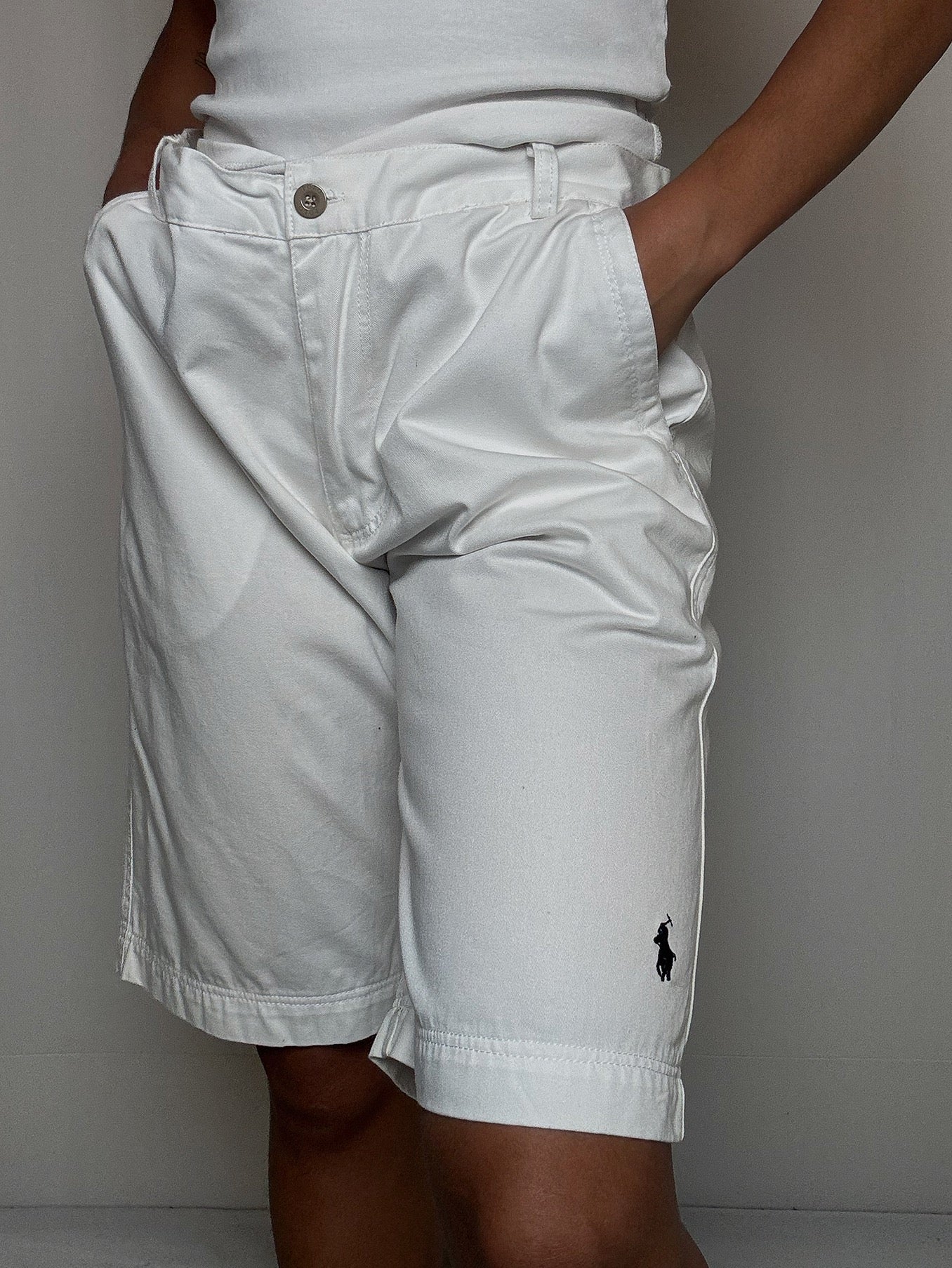 Bermuda blanc Ralph Lauren L vintage