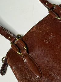 Vintage Lederrucksack / -Handtasche