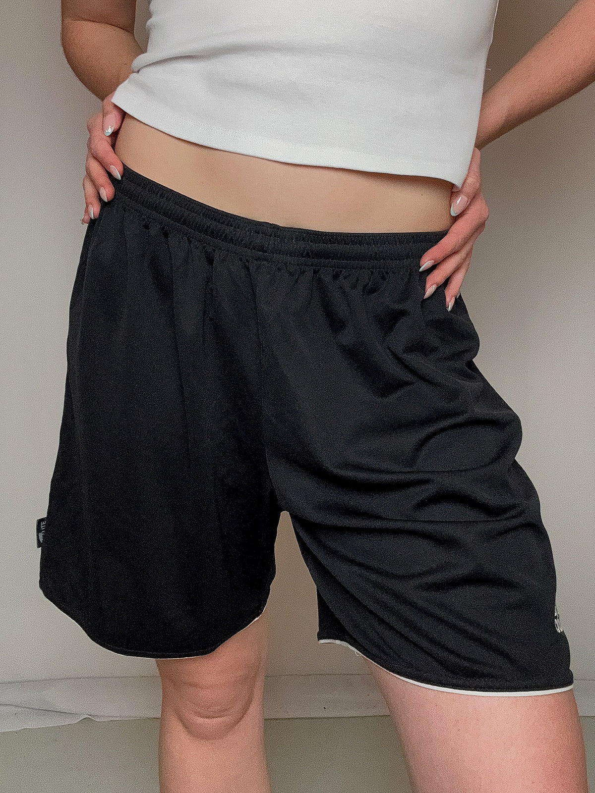 Short de sport rouge adidas L vintage
