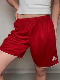 Short de sport rouge adidas M vintage